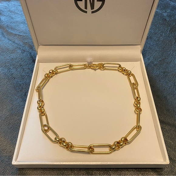 EFFY ENY 14K Goldplated Paperclip Necklace - Picture 8 of 12